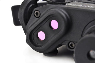 Tactical laser LED flashlight