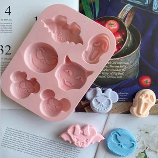 Halloween Silicone Mold Kitchen Baking DIY Cake Dessert Decoration Pudding Dessert Chocolate Mold Halloween Ghost Silicone Mold