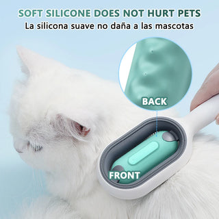 3-in-1 Silicone Hair Remover Brush for Dog & Cat