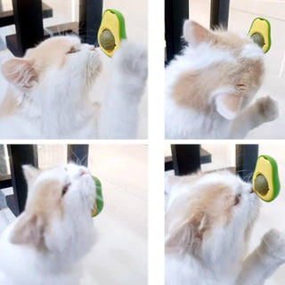 Pet Toy Can Be Rotated Fun Self-hey Catnip Cat Toy Avocado Shape Catnip Cat Toys