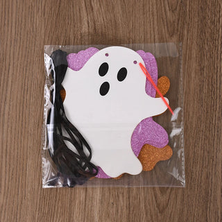 Halloween Party Banner Garlands Cartoon Ghost Bat Spider Hanging Bunting for Halloween Home Decoration Supplies Kids Favors Gift