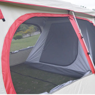 Automatic Aluminum Poles Tent Thicken Oxford Antistorm Rainproof Sunscreen Family 1hall 1sleeping Room Multiple Construction Way